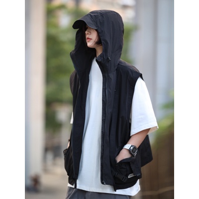 Áo Khoác Sát Nách Kiểu Nhật Bản Thiết Kế Trẻ Trung Cho Nam