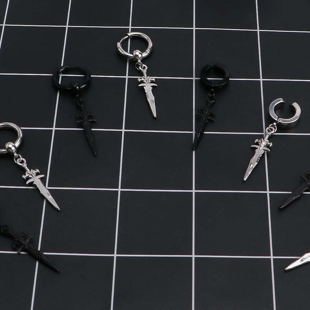 Khuyên Kẹp Vành Tai Không Xỏ Lỗ Họa Tiết Hình Học Cá Tính Cho Nam Và Nữ