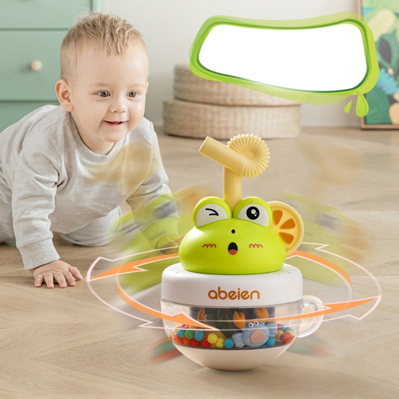 Đồ Chơi Lật Đật Hình Ếch / Heo Hoạt Hình Cho Bé Chơi Khi Tắm 2 Công Dụng