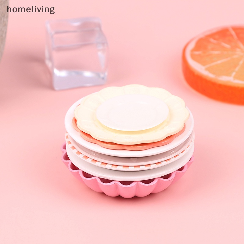 Mô Hình Đĩa Bánh Kem Mini Trang Trí Nhà Búp Bê DIY