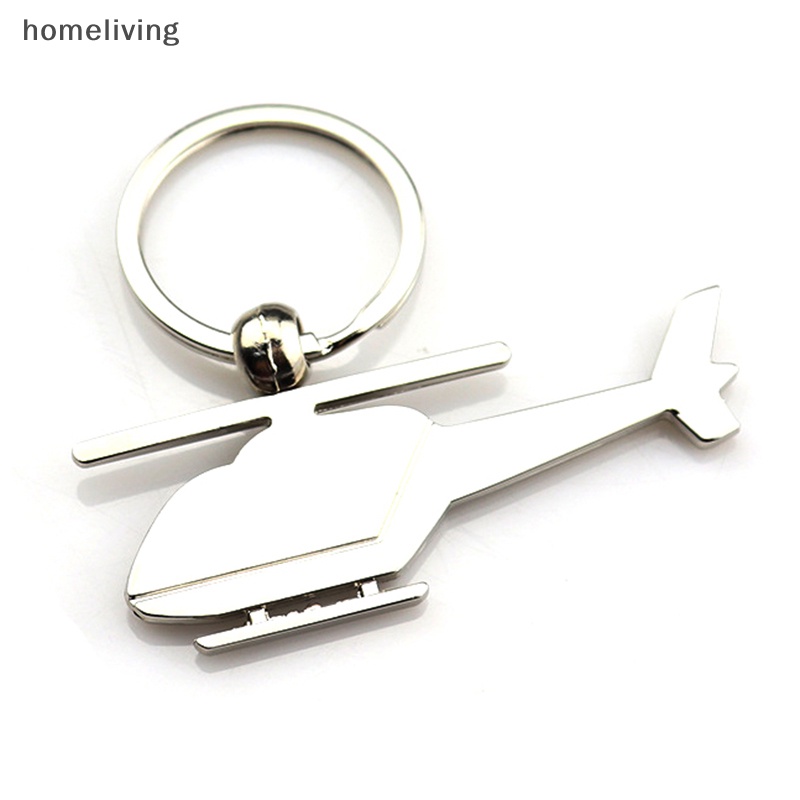 Móc Khóa Hình Máy Bay Bằng Thép Không Gỉ Sáng Tạo