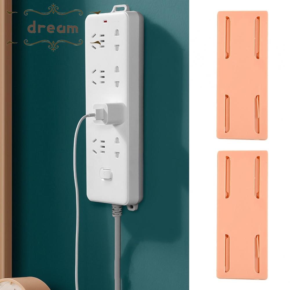 【DREAMLIFE】Socket Holder 10x4cm Accessories Cables Socket Fixator Holder Reusable