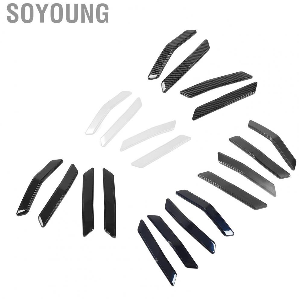 Soyoung Car Door Edge Guards  Effective Protection Front Rear Scratch Guard  for Mode Y 2021 To 2023