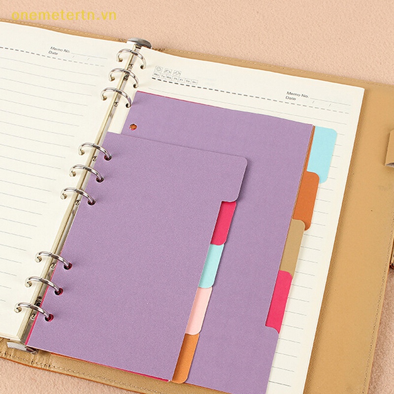 Set 5 Tờ Giấy Lót Trong 6 Lỗ Tiện Dụng