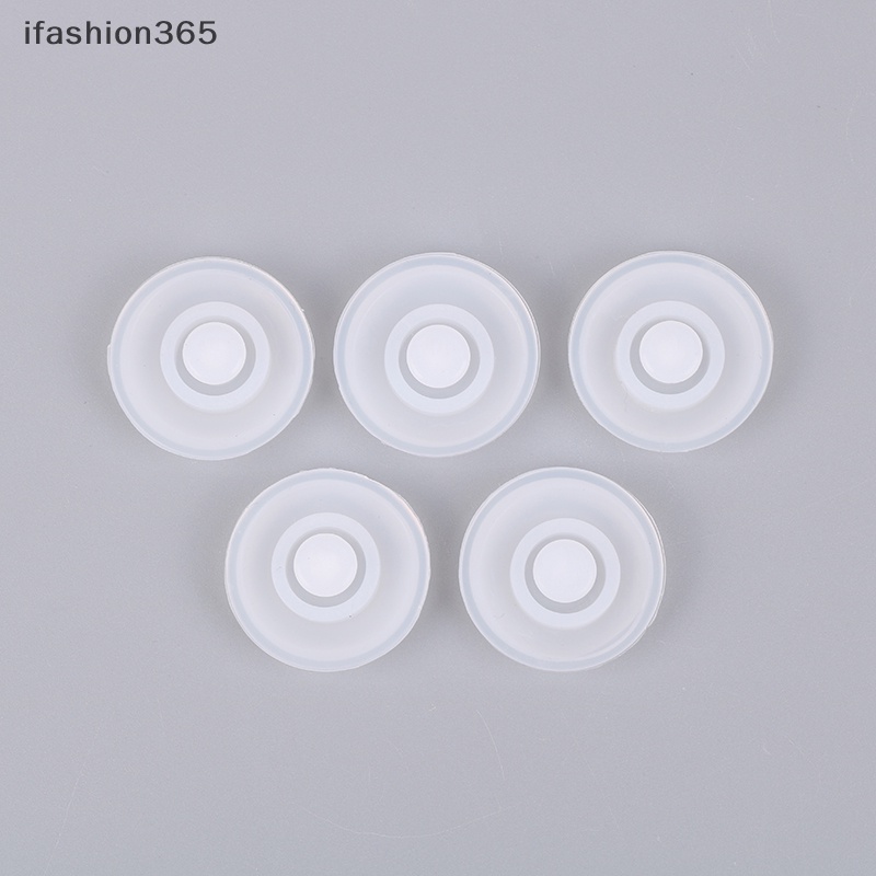 Set 5 Nắp Đậy Bình Nước / Cốc Chân Không Bằng Silicon Tiện Dụng Mang Theo Du Lịch ifashion365