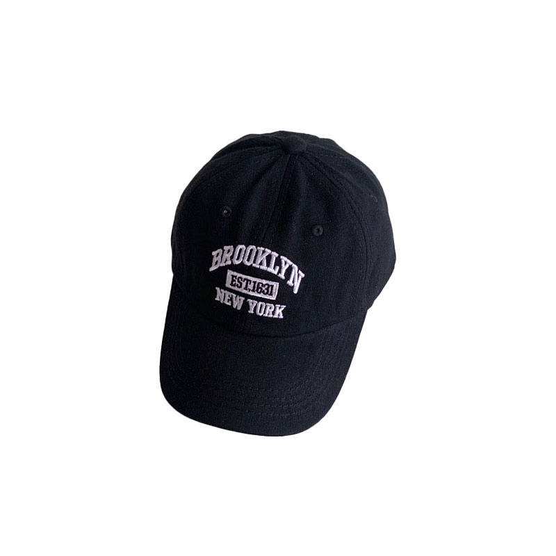 Mũ Lưỡi Trai Màu Trơn Thêu Chữ Thời Trang Mùa Hè Cho Bé