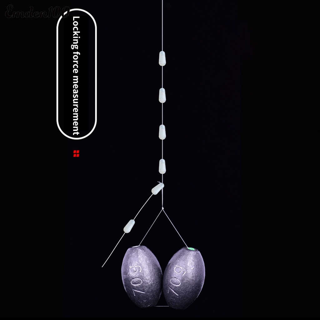 Set 300 Nút Chặn Dây Câu Bằng Silicone Chống Va Chạm Không Làm Đau Tiện Lợi