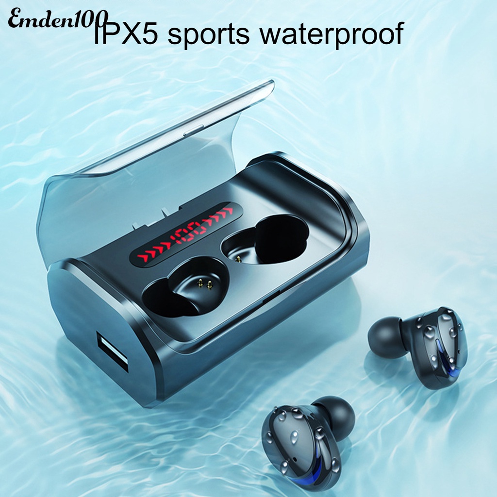 Tai Nghe Nhét Tai Không Dây T8 Chống Nước IPX7 Bluetooth 5.1 9D Âm Thanh Stereo