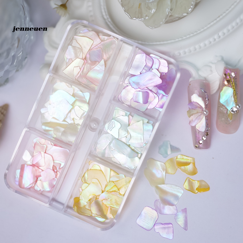 1 Hộp Vỏ Sò Tự Nhiên Trang Trí Móng Tay DIY Charms
