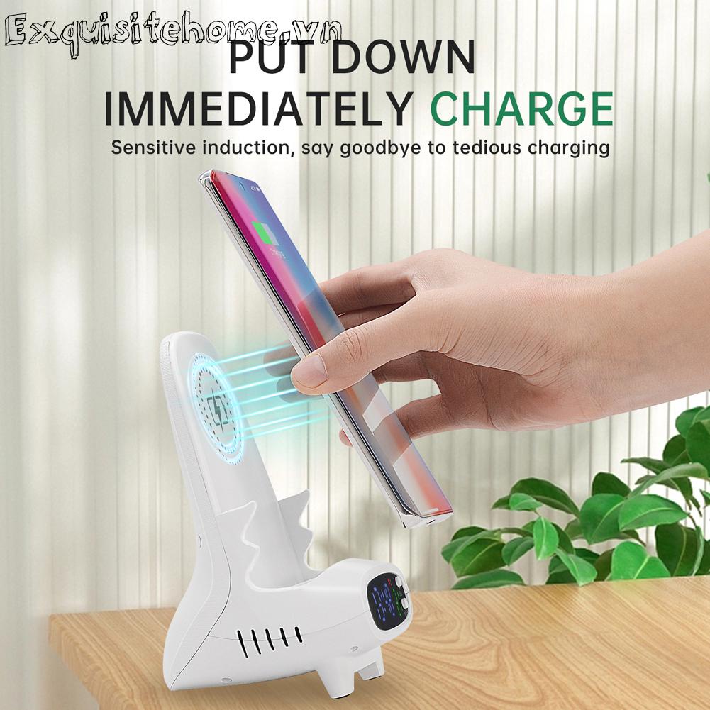 Giá Đỡ Điện Thoại Kiêm Sạc Không Dây 15W