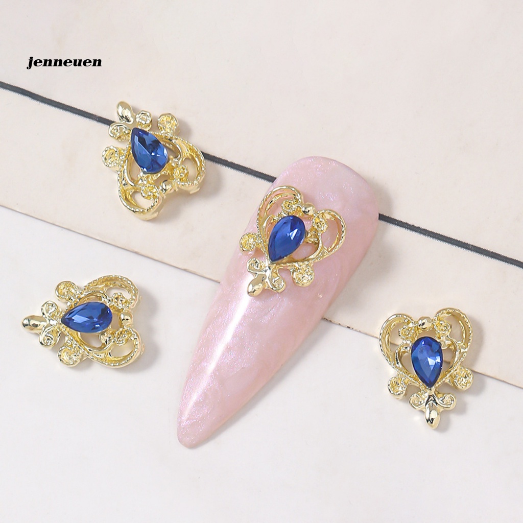 Set 10 Phụ Kiện Đá Đính Trang Trí Móng Tay Nghệ Thuật Lâu Trôi