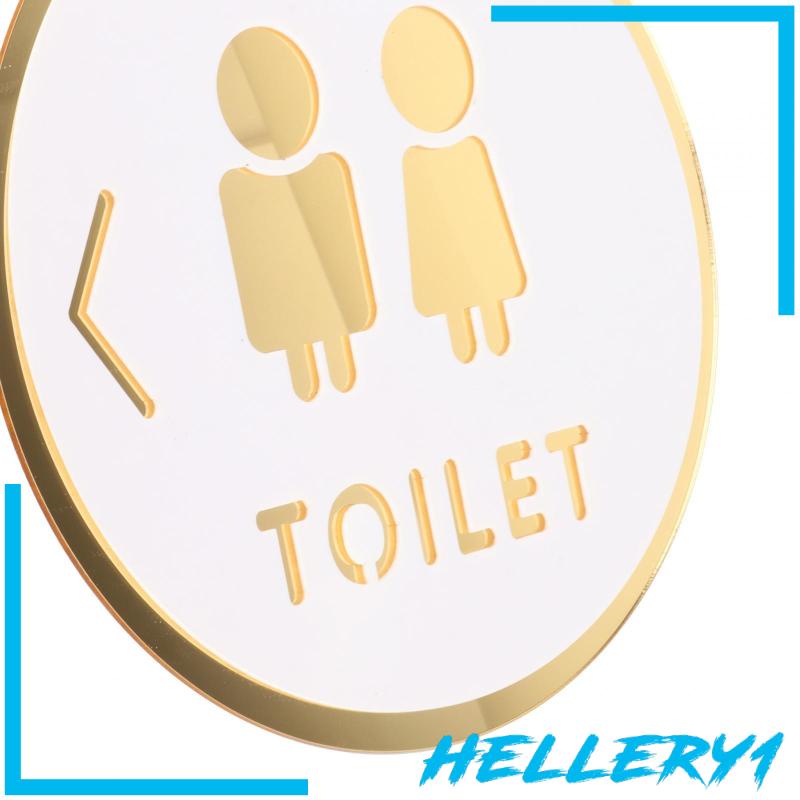 Hình Dán Toilet Nam Nữ Bằng Acrylic In Kí Hiệu Pictogram