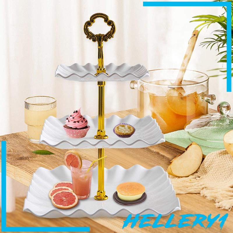 Giá Đỡ Bánh Cupcake 3 Tầng Trưng Bày Tráng Miệng Cho Tiệc Cưới Sinh Nhật