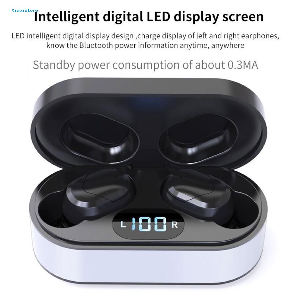 Bộ Tai Nghe Bluetooth Js1 Không Dây Màn Hình Kỹ Thuật Số 50