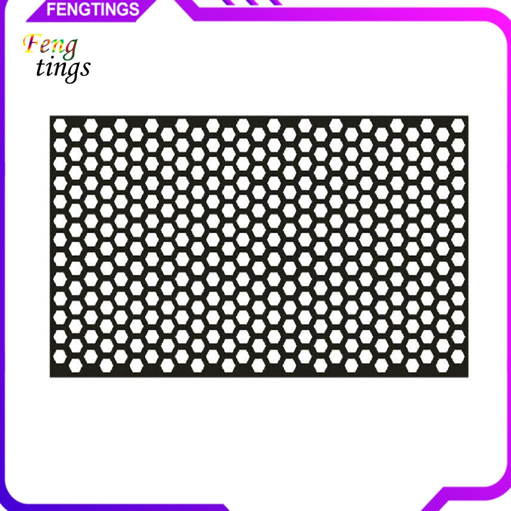 Miếng Dán Đèn Đuôi Xe Hơi Bằng PVC Hình Tổ Ong Màu Đen Dễ Lắp Đặt Tiện Dụng