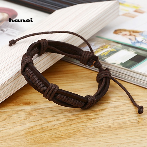 Vòng Đeo Tay Da Giả Thời Trang Cá Tính Cho Nam / Nữ