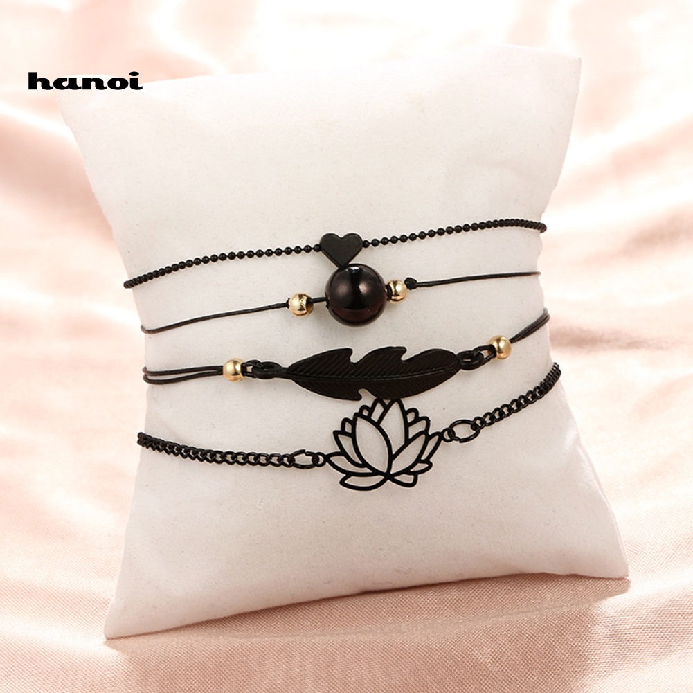 Set 4 VòNg Đeo Tay ThờI Trang Cho Nữ