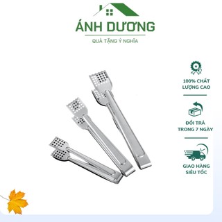 Kẹp Inox Gắp Thức Ăn, Gắp Đá, Gắp Đồ Nóng
