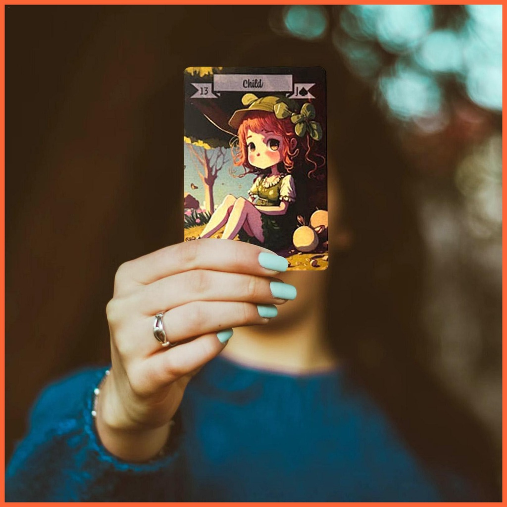 Tarot oracle cards 36-card kawaii lenormand tâm lý oracle deck mysterious bói toán trò chơi dễ thương cho chunvn