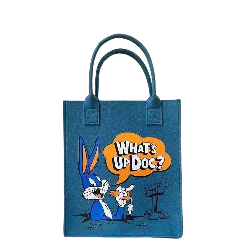 ToToo Túi Xách Tay Đựng Hộp Cơm Trưa Hình Gấu Dâu Hoạt Hình Đáng Yêu Cho Nữ