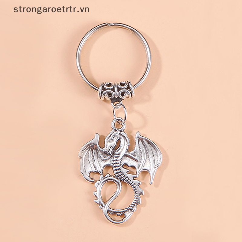 Móc Khóa Hợp Kim Hình Rồng Phong Cách Vintage Thời Trang