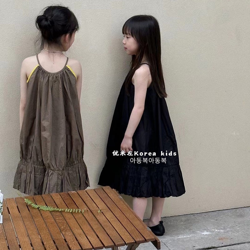 Đầm Hai Dây Mùa Hè Phong Cách Mori Mới 2023 Kích Thước Vừa Và Lớn Cho Bé Gái