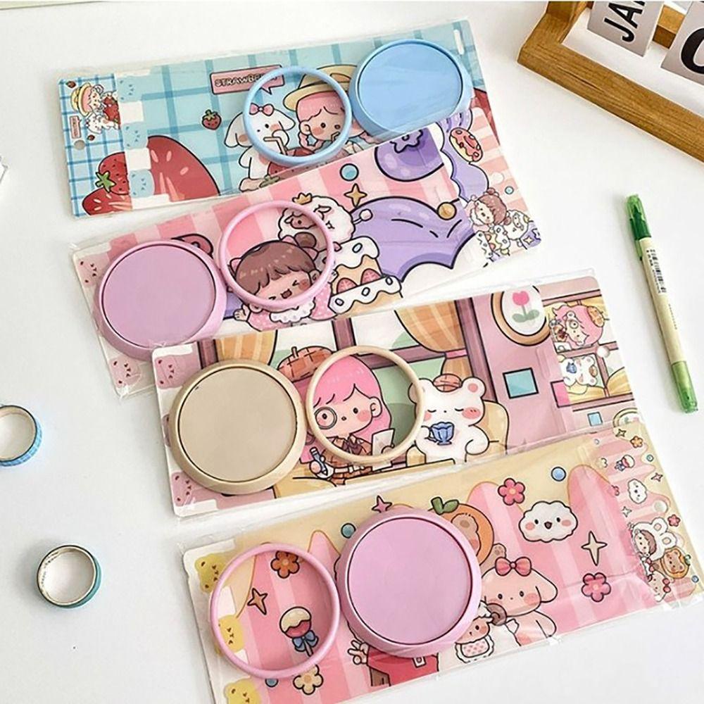 Risedot Đựng Bút Hình Tròn Họa Tiết Hoạt Hình Dễ Thương