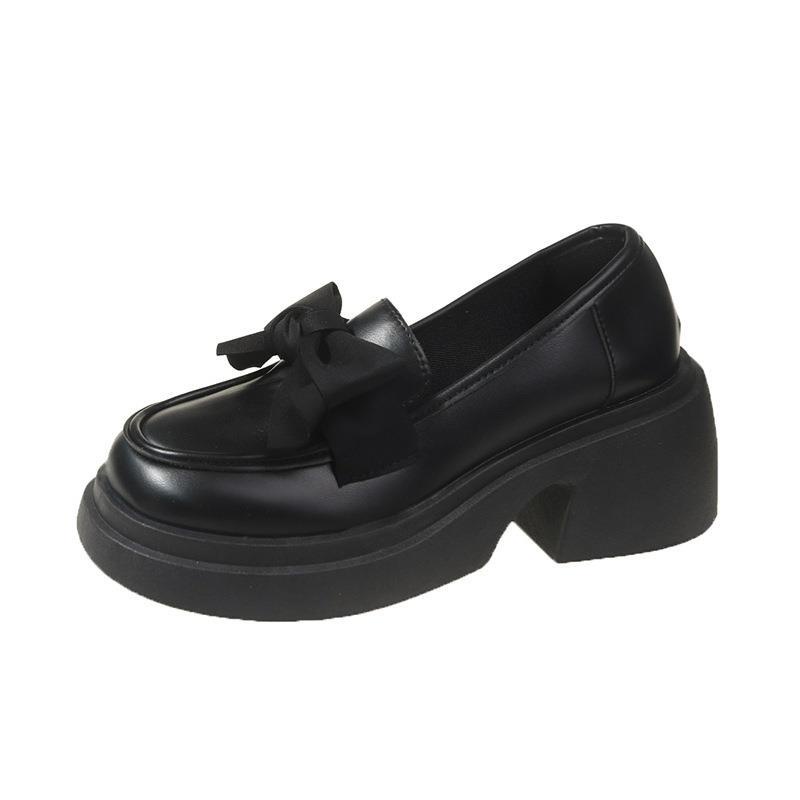 HHH  Giày Mary Jane Lolita bít mũi đế cao 6cm Giày Búp Bê Đế da mềm đế êm thời trang 2023NEW Cho Nữ High quality Chic Thoải mái Chất lượng cao B95F0O8 37Z230910