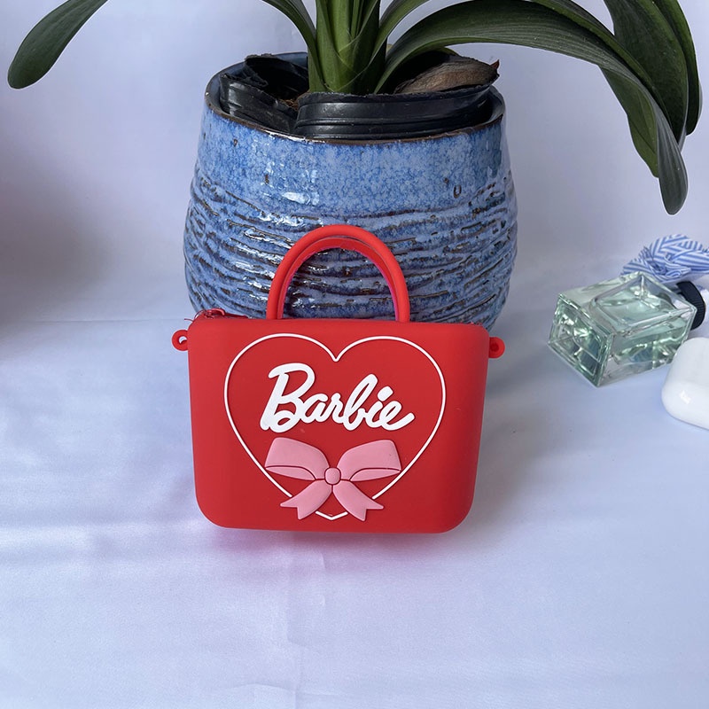 Túi Đựng Mỹ Phẩm Hình Búp Bê Barbie Dễ Thương Cho Bé Gái