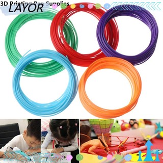 Sợi PLA 5/10m Vẽ Mô Hình Lập Thể Thủ Công Không Ô Nhiễm Nhiều Màu Sắc Sáng Tạo Cho Bút In 3D