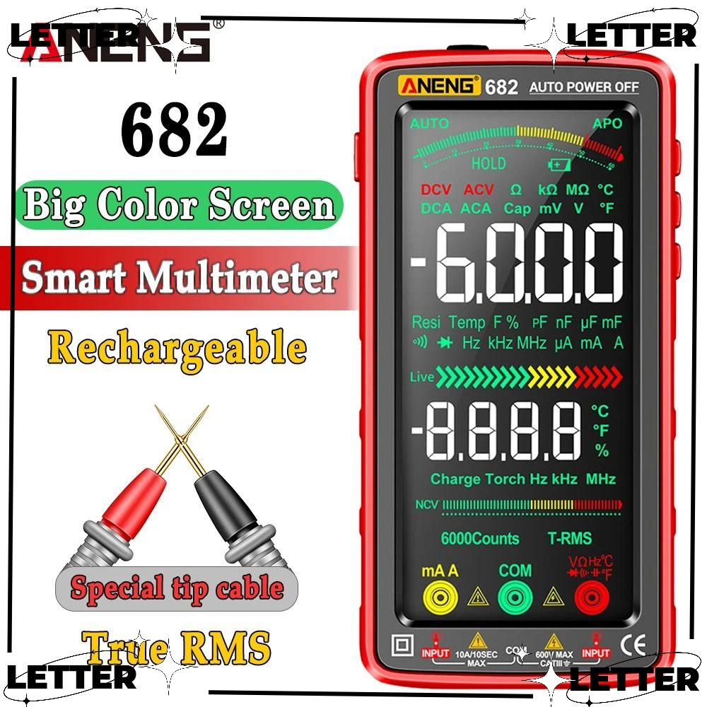 Đồng Hồ Vạn Năng Thông Minh ANENG 681 682 Màn Hình Màu LCD