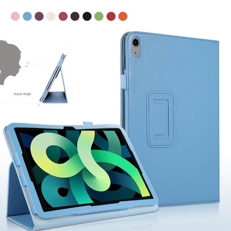 Bao Da Máy Tính Bảng Nhiều Màu Sắc Cho ipad gen 10 9 8 7 6 5 air 5 4 mini 6 5 4 3 2 ipad pro 12.9 11 inch Ốp