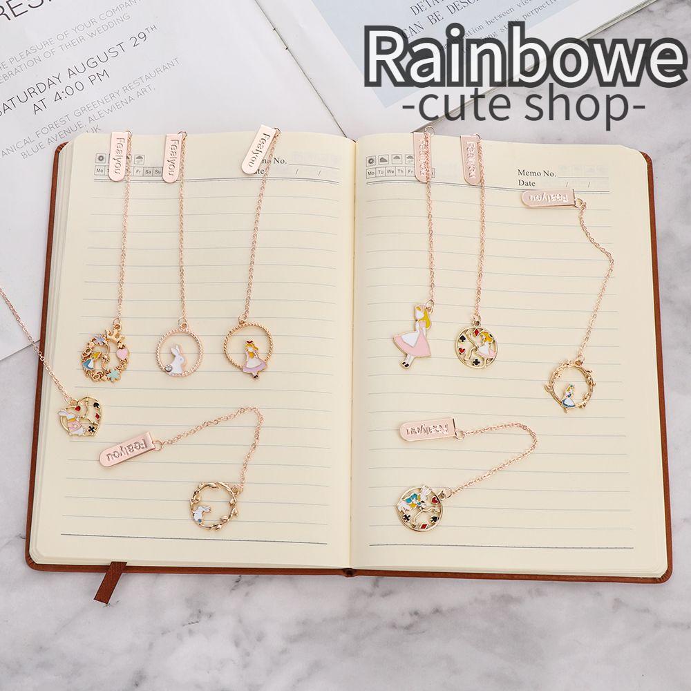 Phụ kiện đánh dấu trang sách kiểu dáng hoạt hình đa dạng bằng kim loại