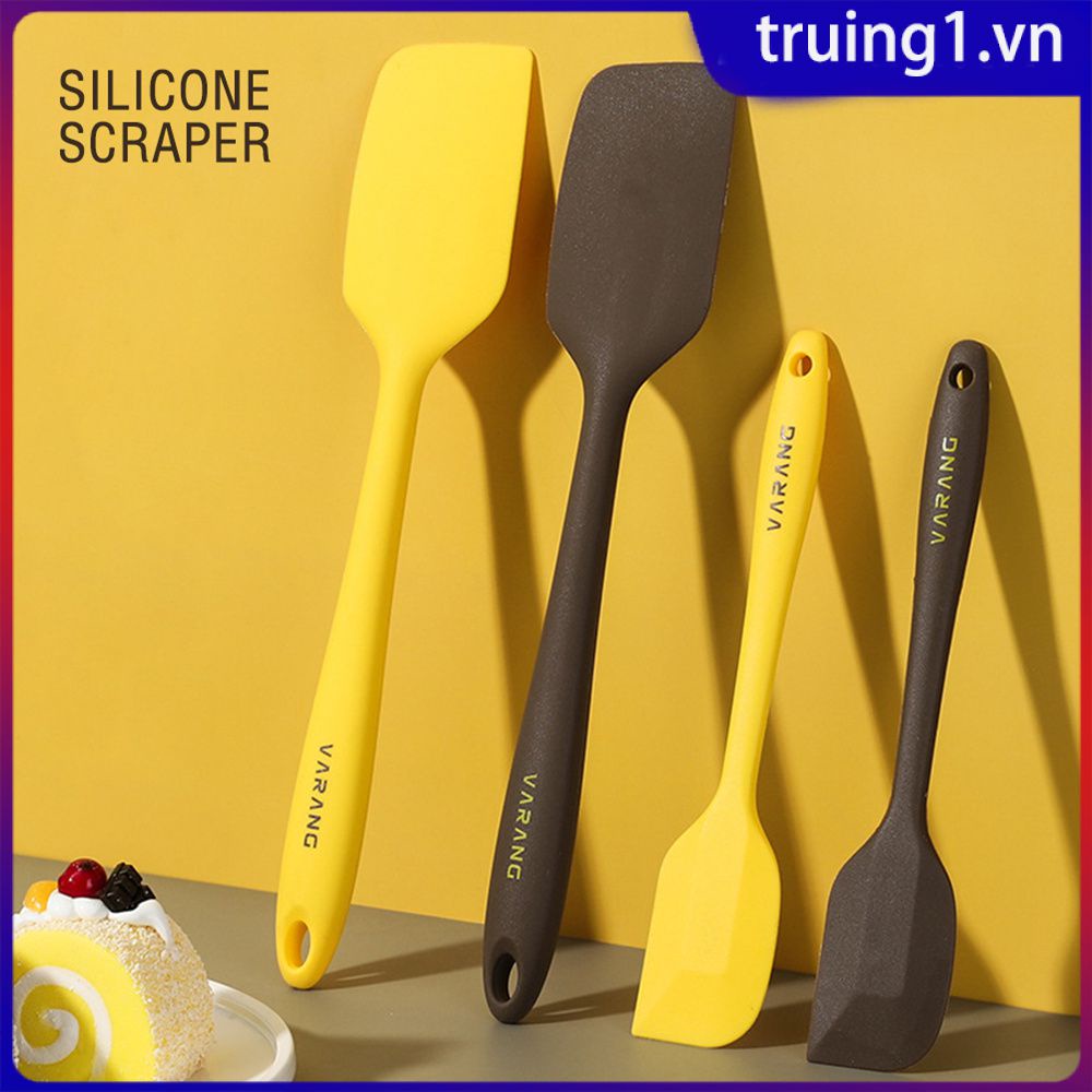 Nhà Bếp Silicone Kem Bơ Bánh Thìa Cạp Bánh Kem Chống Dính Thìa Bơ Bàn Chải Trộn Bánh Dụng Cụ Nướng Bánh Truing1