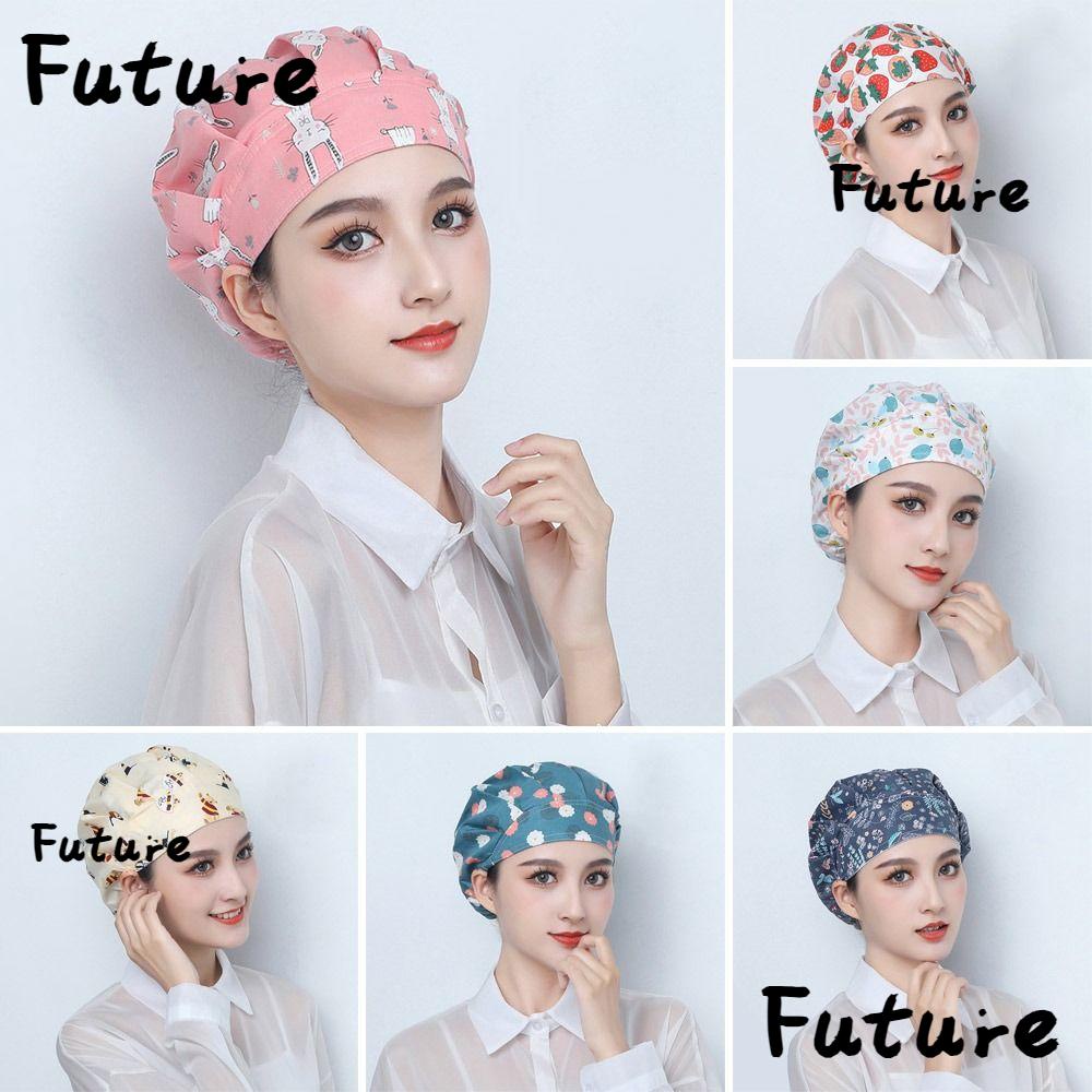 Mũ Đầu Bếp Co Giãn Tiện Dụng Cho Nữ Làm Bánh