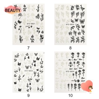 Giấy Decal Họa Tiết Nổi Dán Móng Nghệ Thuật