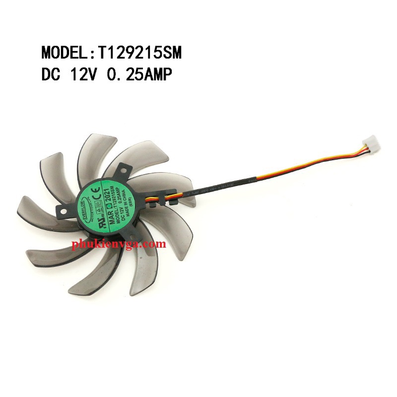 Quạt Vga Gigabyte gt 750ti/750/650/450 loại 1 Fan
