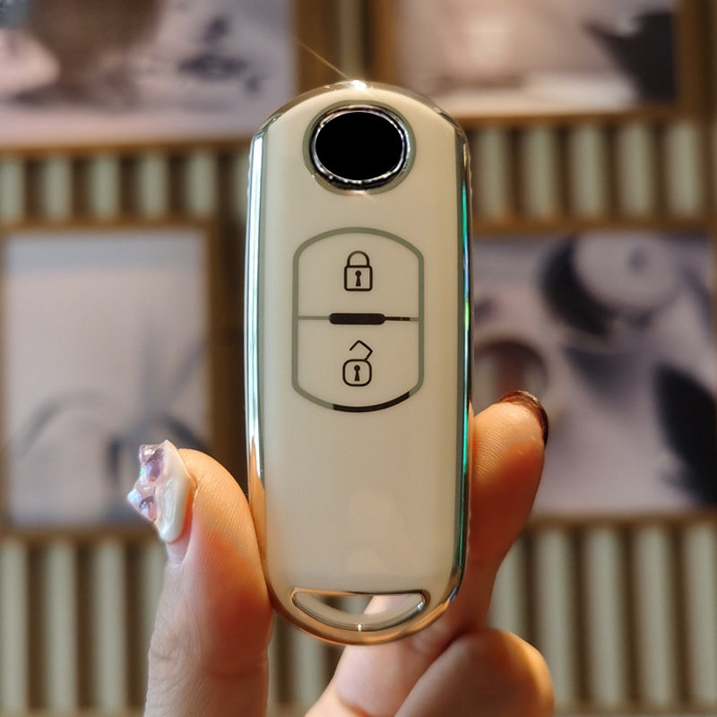 Vỏ TPU Bảo Vệ Chìa Khóa Xe Hơi Mazda 2 3 6 Atenza Axela Demio CX-5 CX5 CX-3 CX7 CX-9 2015 2016 2017 2018 2019 2 / 3