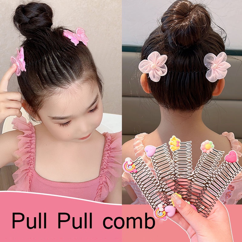 Lược kéo lớn 20cm dành cho phụ nữ lược cài tóc hoa băng đô cài tóc cho bé gái vòng cài tóc cho phụ nữ băng đô hoạt hình