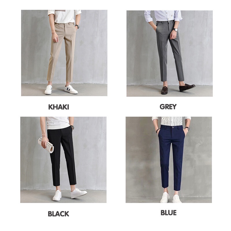 Quần Lửng Ôm Dáng Màu Sắc Đơn Giản Thời Trang Cho Nam