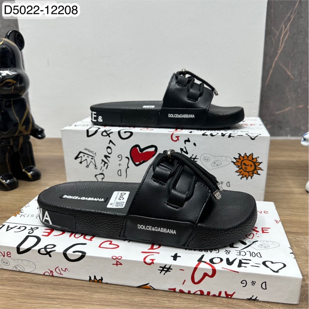 Dép Quai Ngang Nam D.G Quai Tang Dây Phối Da Đế Dập Logo Siêu Chất, Dép Lê Thắt Dây Trẻ Trung Siêu Hot 2023