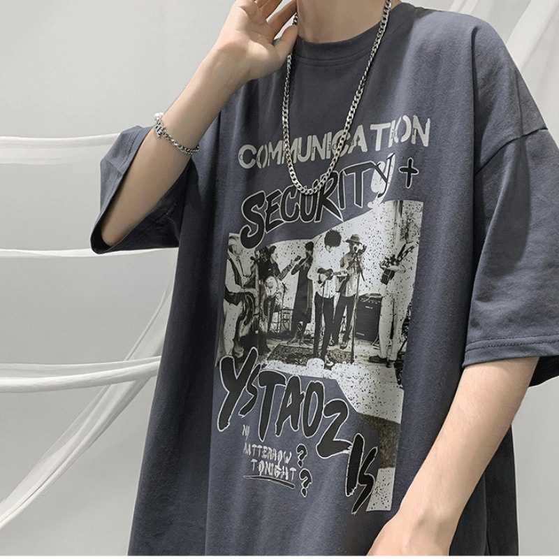 Iris-T áo phông nam Áo Thun phông áo nam thun Áo Thun Form Rộng Ngắn Tay Unisex  Độc đáo Chất lượng cao Beautiful Cái mới C98AEX3 36Z230909