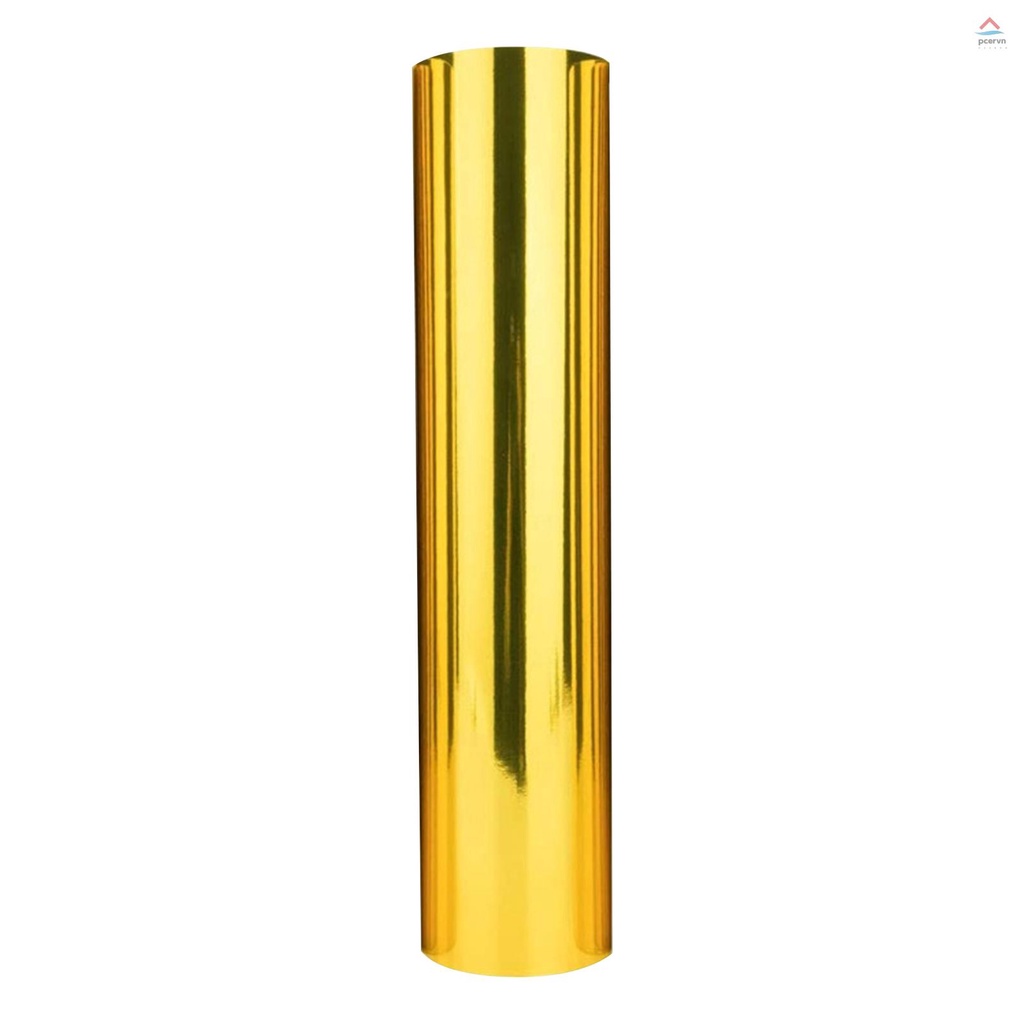 Tấm Phim Vinyl PVC 30X100Cm / 12X40In Dễ Cắt & Xé Màu Vàng Tương Thích Với Áo Sơ Mi / Cốc / Xe Hơi DIY
