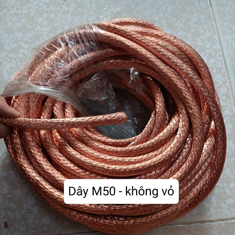 Dây đồng trần bện M25, M35, M50, M70 chế máy hàn cell pin