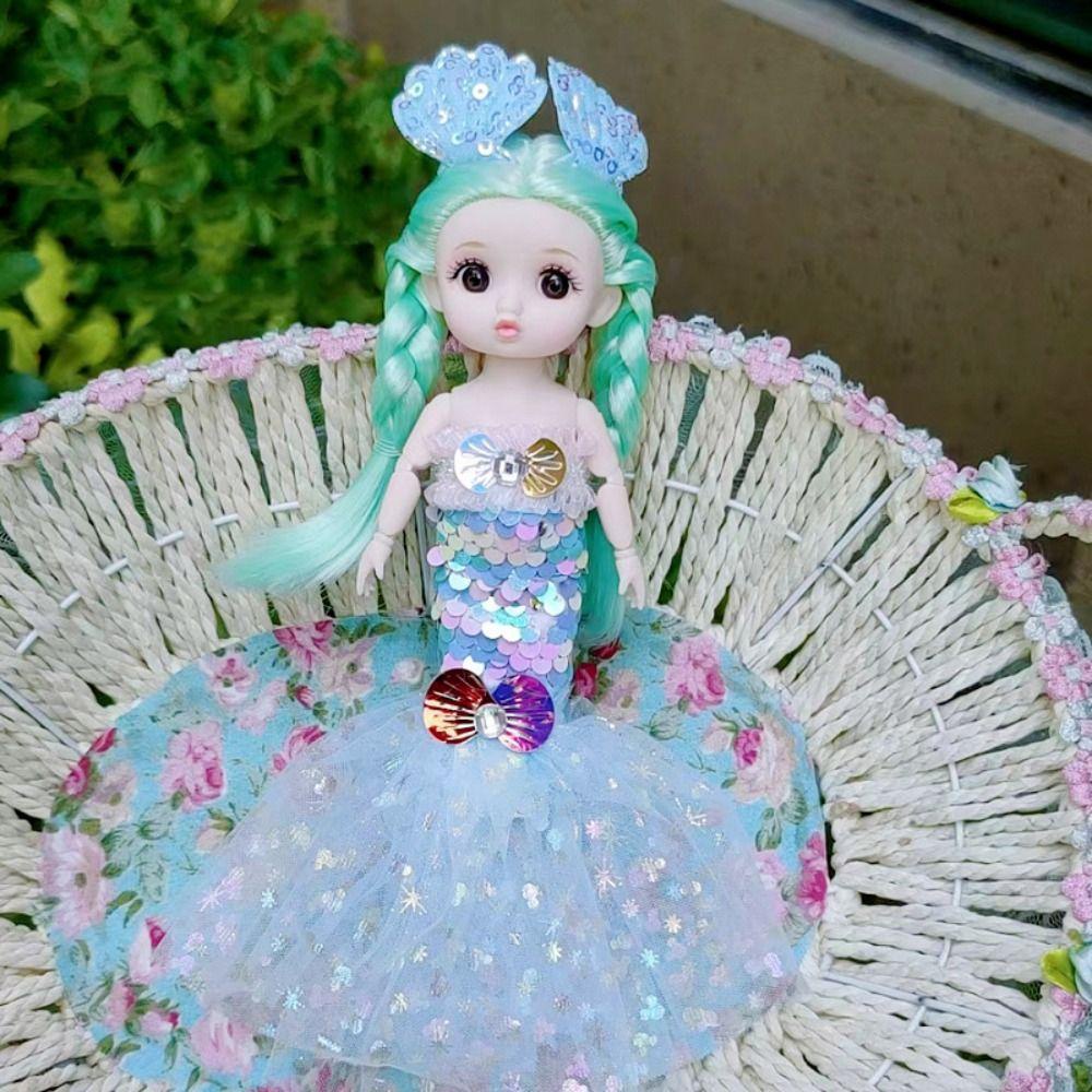 Búp Bê Nàng Tiên Cá BJD 3D Dễ Thương