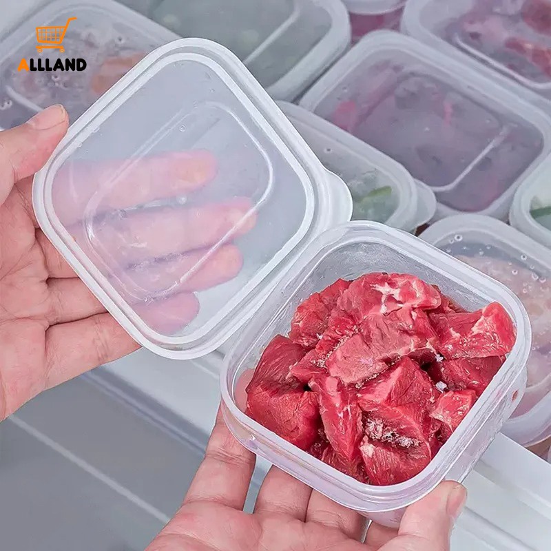 hộp bảo quản thực phẩm di động mini / tủ lạnh nhà bếp hộp đựng thịt tươi kín / tủ lạnh nhựa nhà bếp hộp đựng đồ ăn trưa
