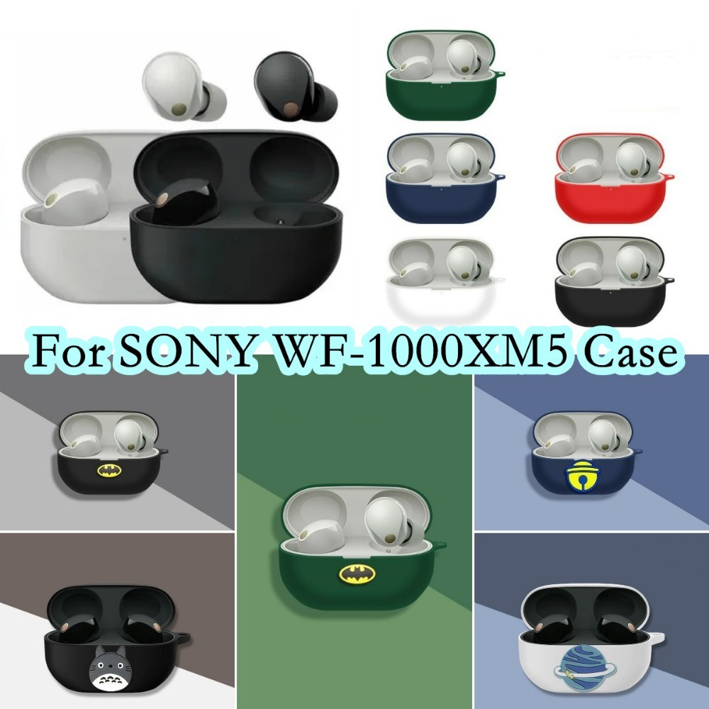 Hàng Có Sẵn! Hàng Có Sẵn! Vỏ Bảo Vệ Hộp Sạc Tai Nghe SONY WF-1000XM5 SONY WF-1000XM5 Họa Tiết Hoạt Hình Đơn Giản Sáng Tạo