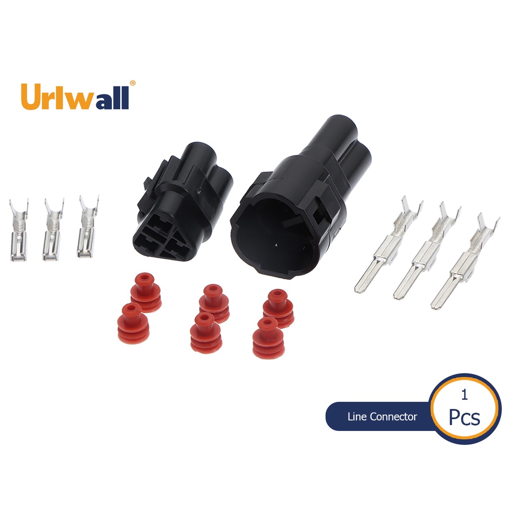 Urlwall 1 bộ đầu nối chống nước 2/3/4/6/8/10 cho ô tô và xe tải