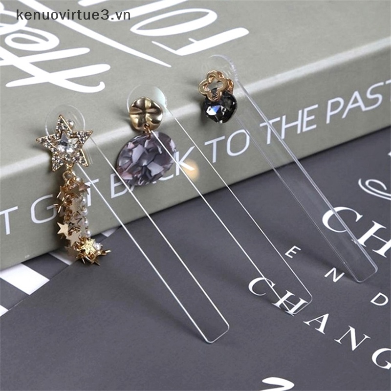 Set 1 / 5 Giá Đỡ Trưng Bày Bông Tai Bằng Acrylic Trong Suốt