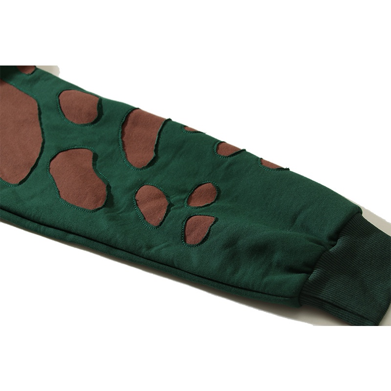 Áo Hoodie Tay Dài In Họa Tiết Rằn Ri Kích Thước m-xxl Cho Cặp Đôi